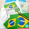 Bandeira do Brasil para Imprimir e Pintar 10