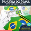 Bandeira do Brasil para Imprimir e Pintar 7