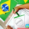 Bandeira do Brasil para Imprimir e Pintar 9