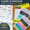 Planner de Professor Tie Dye 2023 - Caderno 18