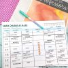 Planilha Semanal para Planejamento de Aula Editável Pastel 6