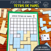 Jogo Tetris de Papel 9