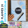 Planner Gestor Escolar 24 Watercolors - PACOTE VIP 10