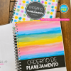 Caderno de Planejamento de Aulas Watercolors 21
